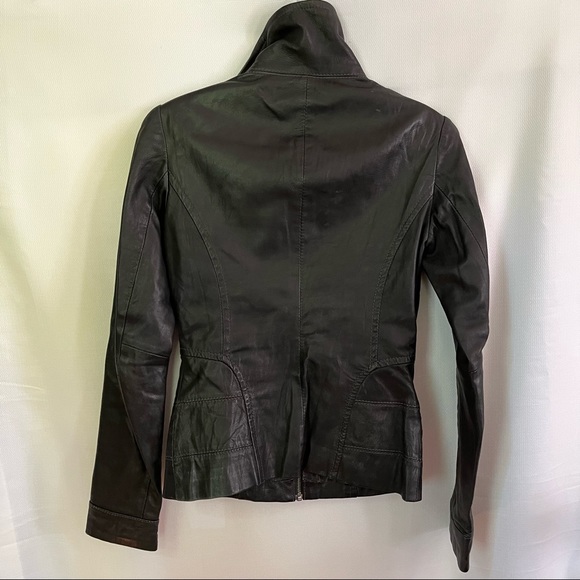 Danier Black Leather Jacket - Picture 2 of 4